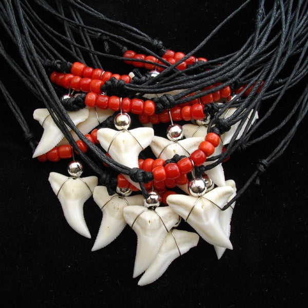 Blue shark tooth deals necklace