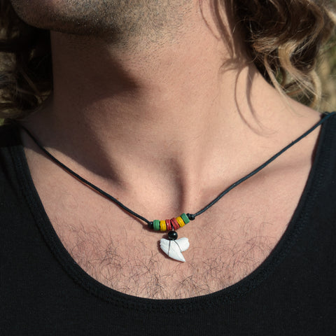 real tiger shark tooth necklace