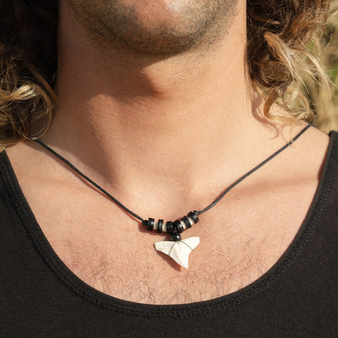 shark tooth necklace oceanicshark australia