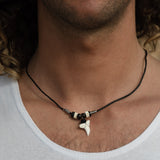 shark tooth necklace choker