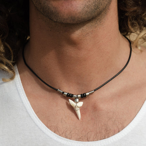 real shark tooth necklace