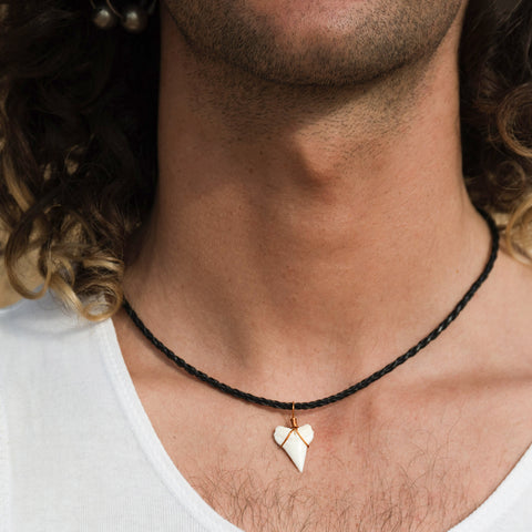 great white shark tooth necklace