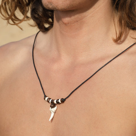 buy Mako shark tooth necklace australia