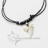 shark tooth necklaces with black beads bulk buy
