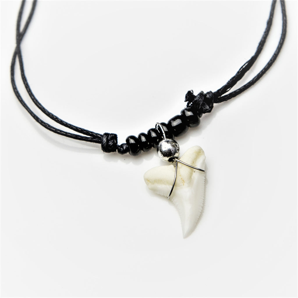 Shark Tooth Necklaces Bulk Black and Turquoise Oceanicshark