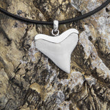 shark tooth necklace silver