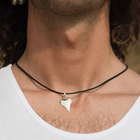 great white shark tooth necklace