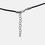 leather cord clasp for shark tooth necklace