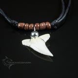 shark tooth necklace adjustable