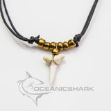 Shark tooth necklace Australian souvenir gold c118