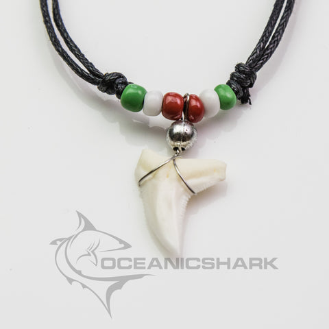 christmasn necklace with real shark tooth