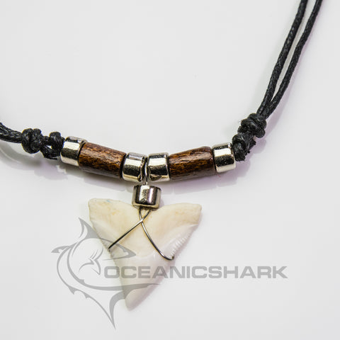 great white shark bull shark necklace fashion trend on adjustable cord oceanicshark