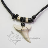 large mako shark tooth necklace