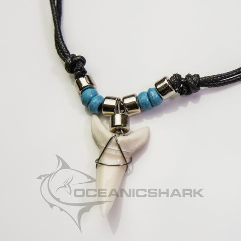 Mako shark tooth necklace Oceanicshark
