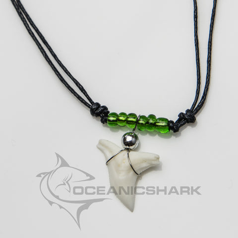 Shark teeth necklace neon green every colour under the sun c31