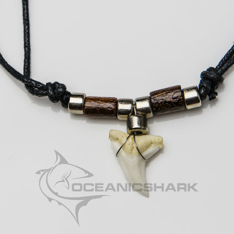 shark tooth necklace beads oceanicshark