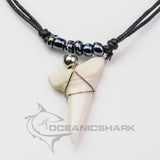 Mako shark tooth necklace