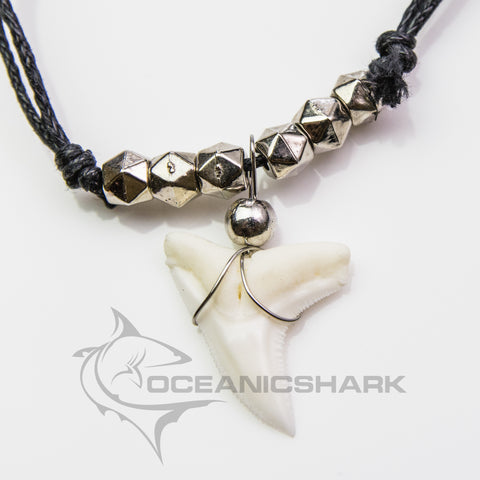 surf necklace with real shark tooth