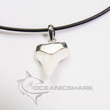 shark tooth pendant silver gold oceanicshark great white shark tooth necklace